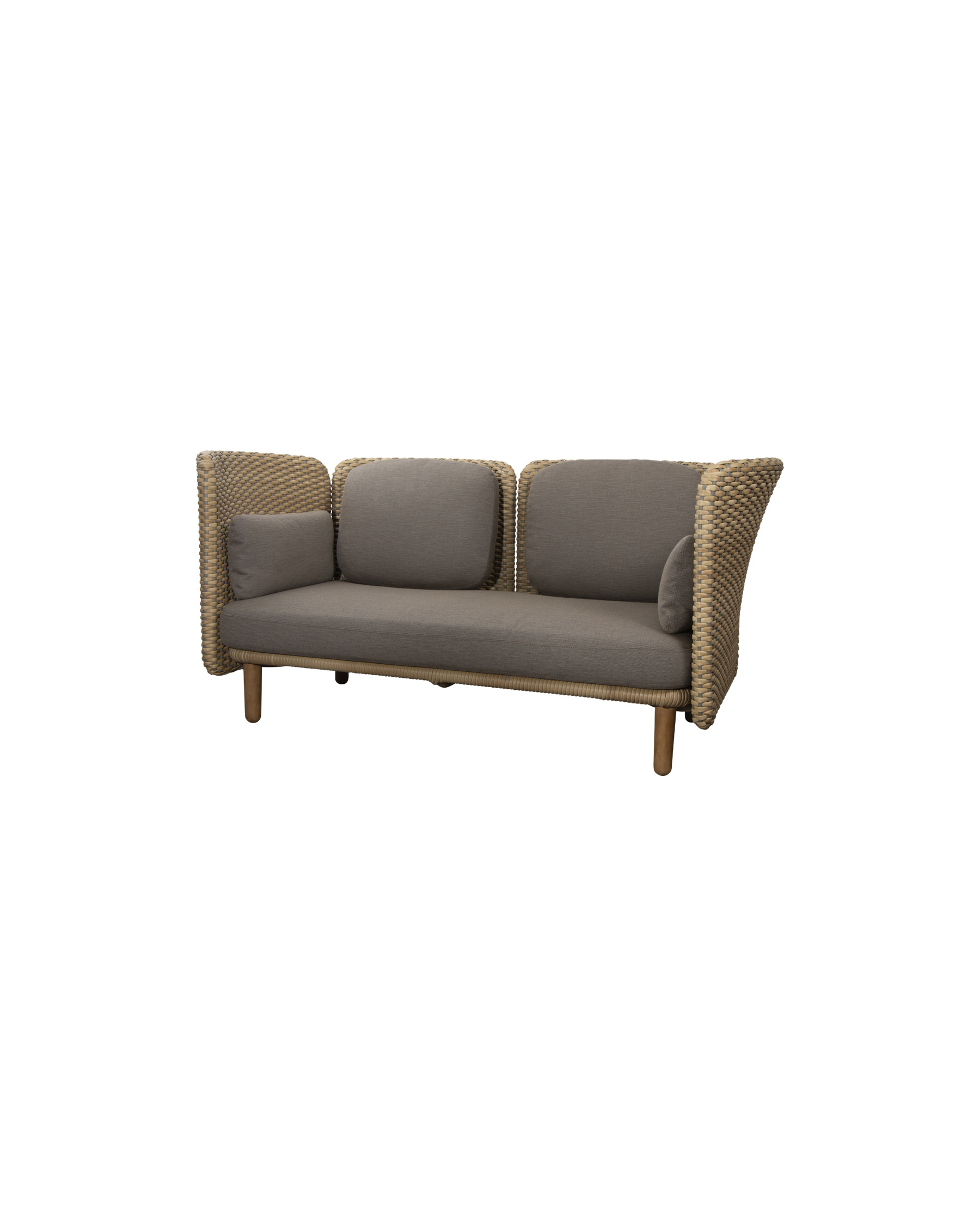 Cane-line Arch outdoor 2-seater sofa in natural Soft Rope