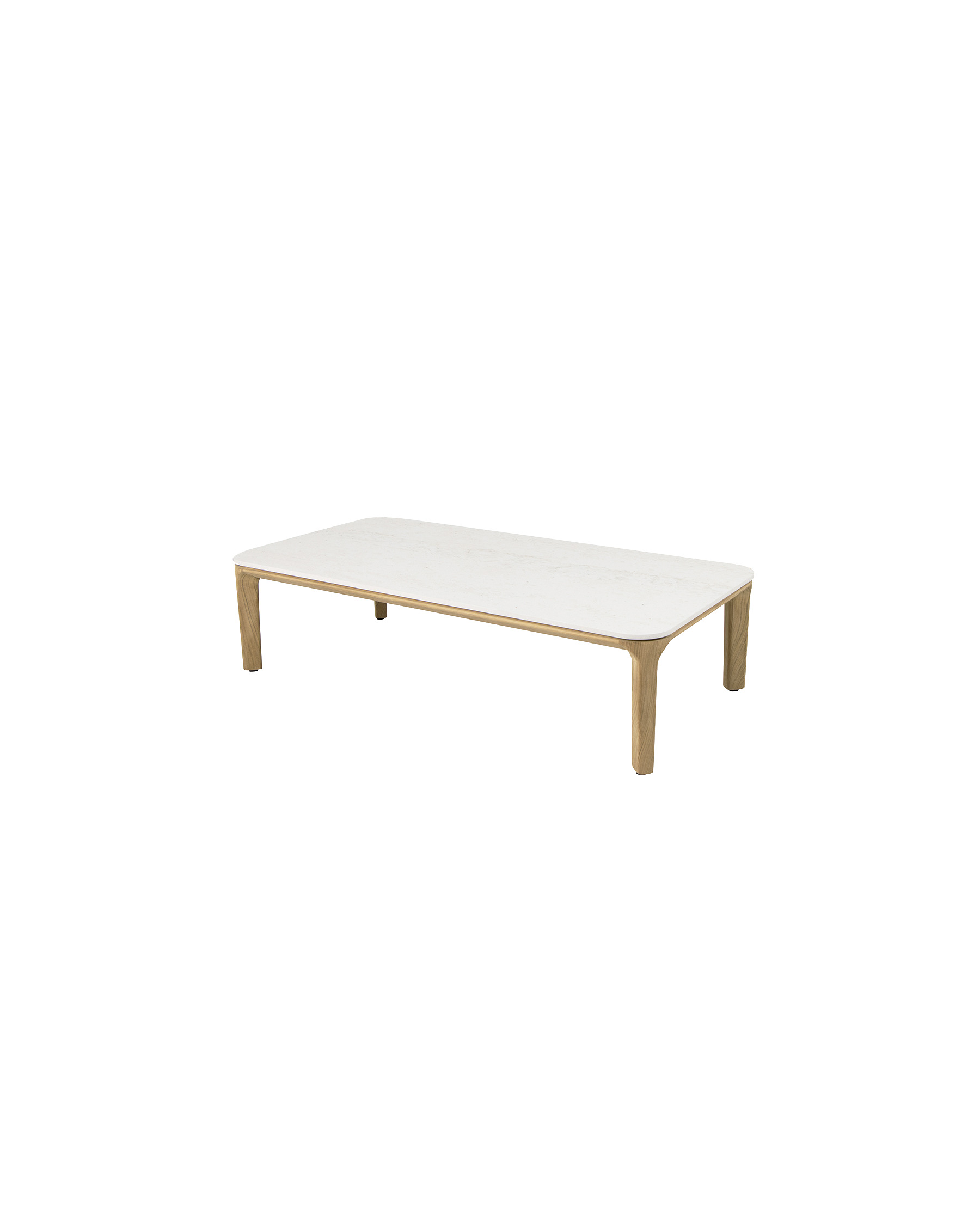 Cane-line Aspect rectangular outdoor coffee table with ceramic top