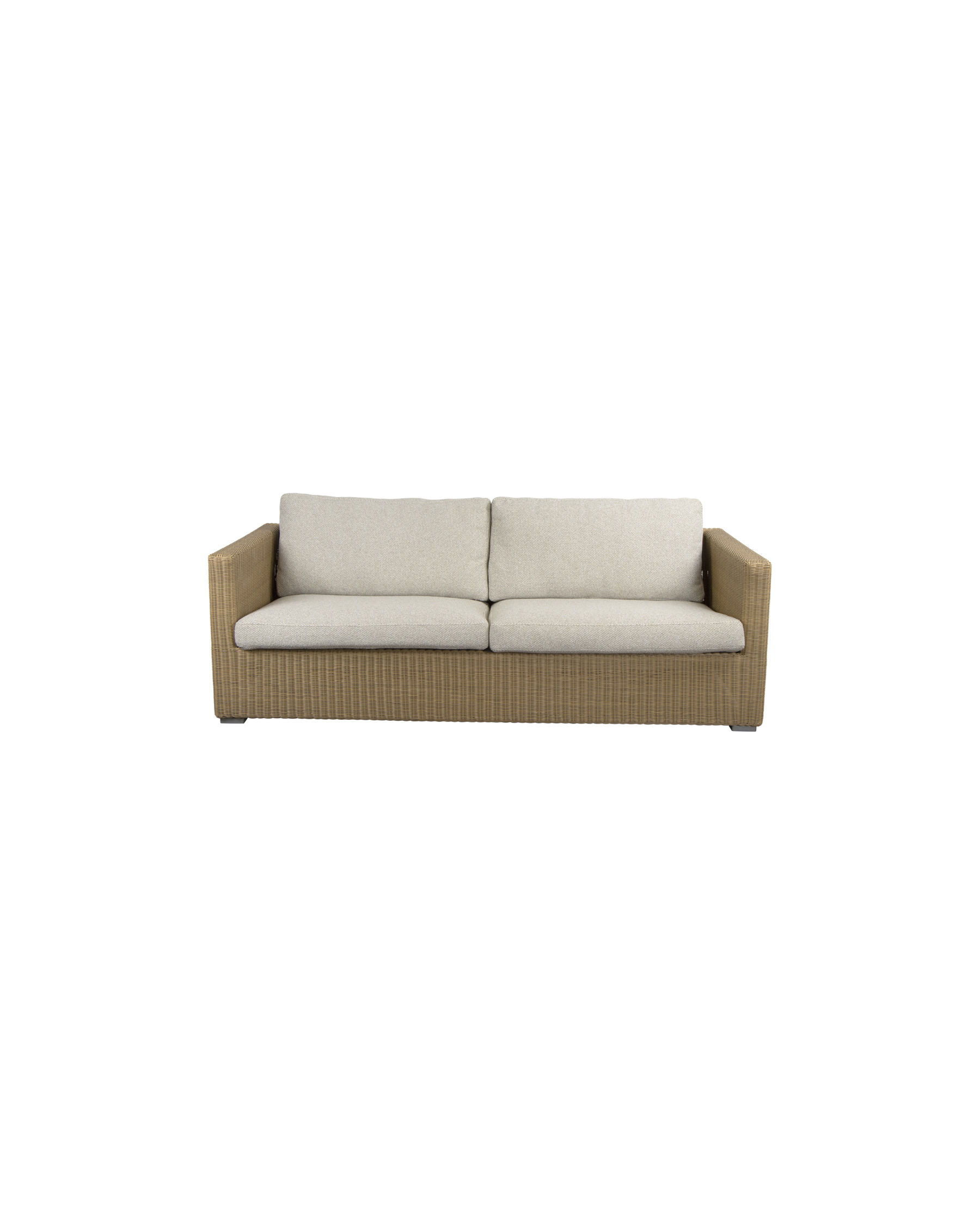 Cane-line Chester 3-seater outdoor sofa in natural weave