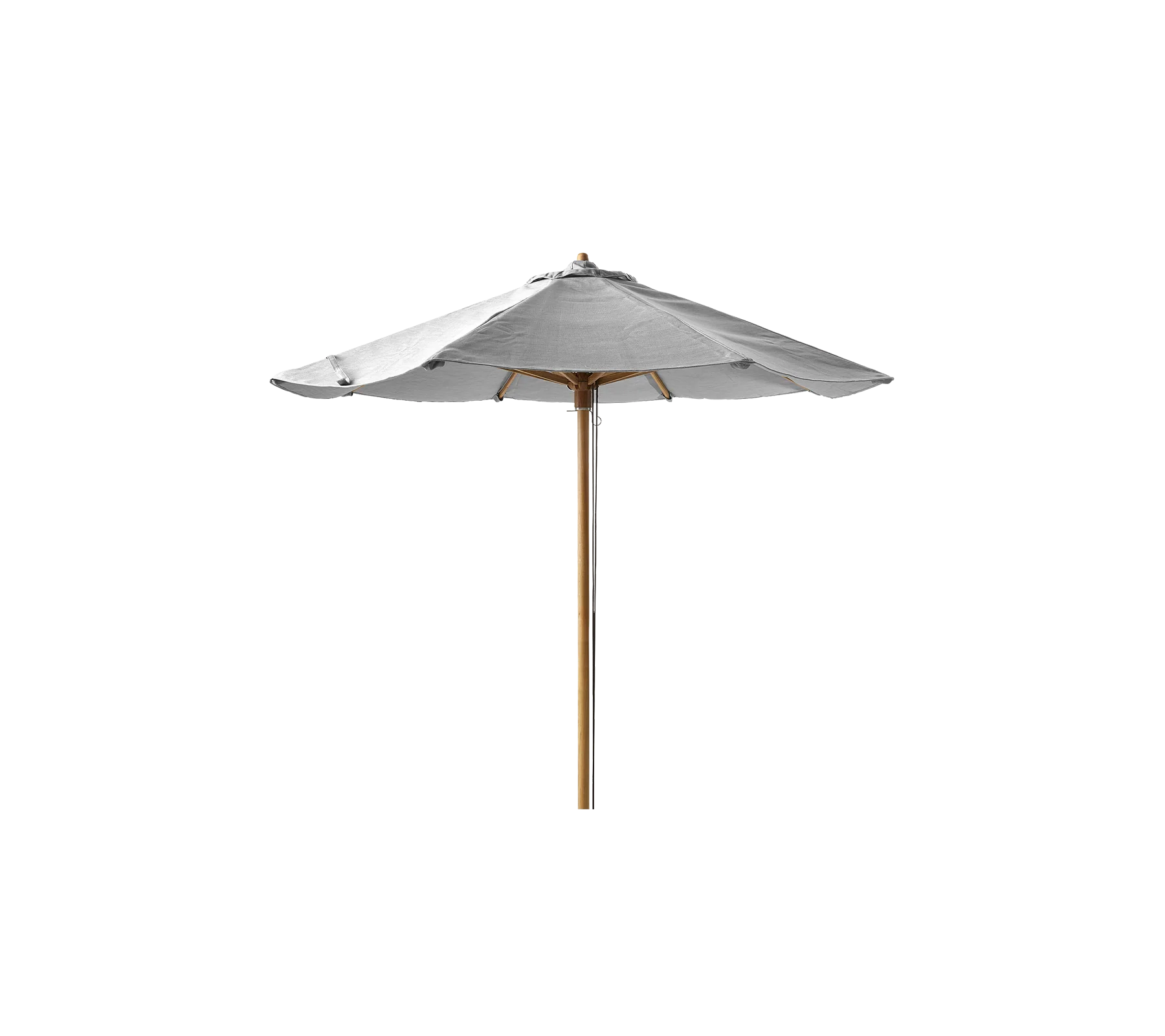Classic parasol w/pulley system, dia. 2,4 m
