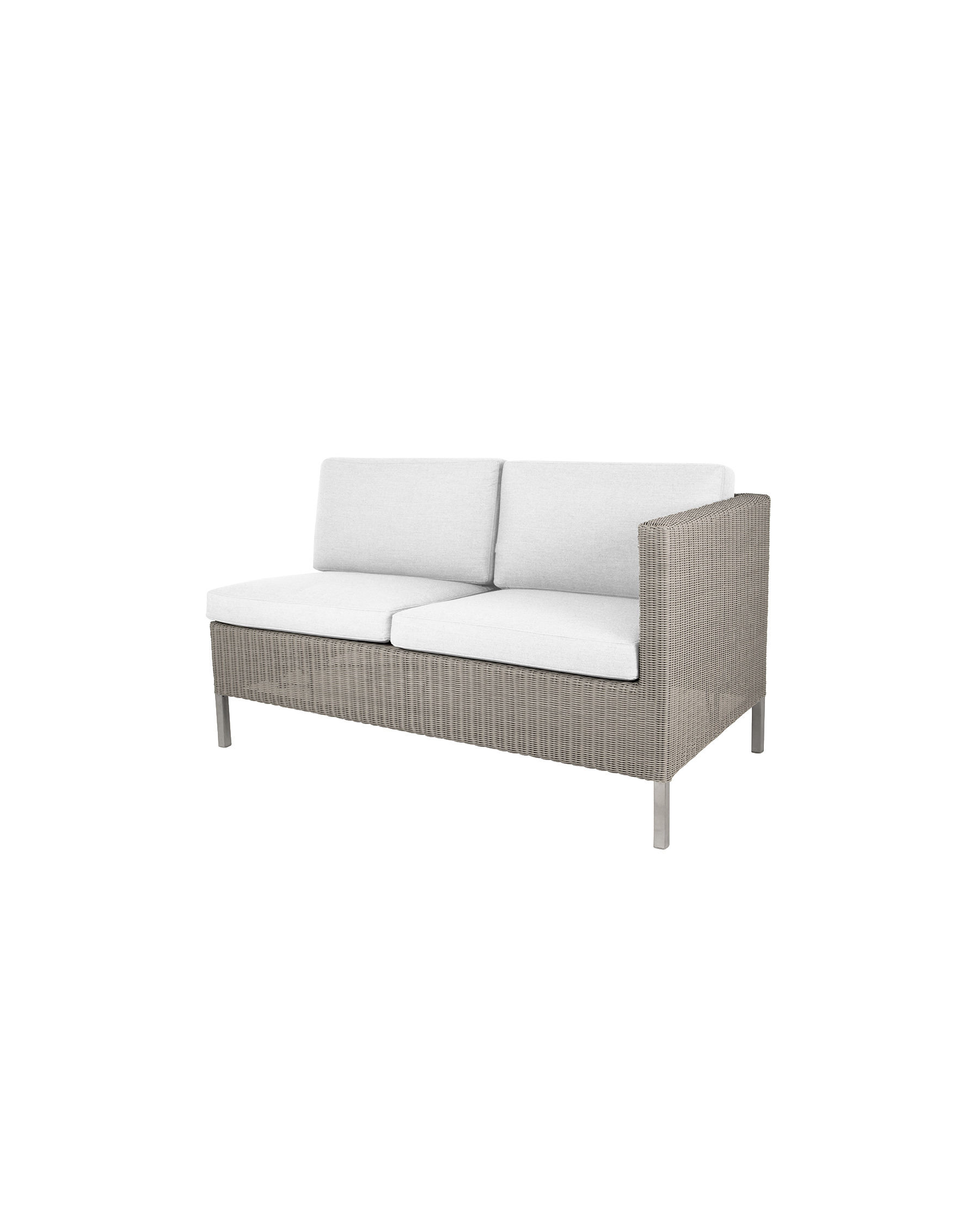 Cane-line Connect 2-seater module in light Cane-line Weave