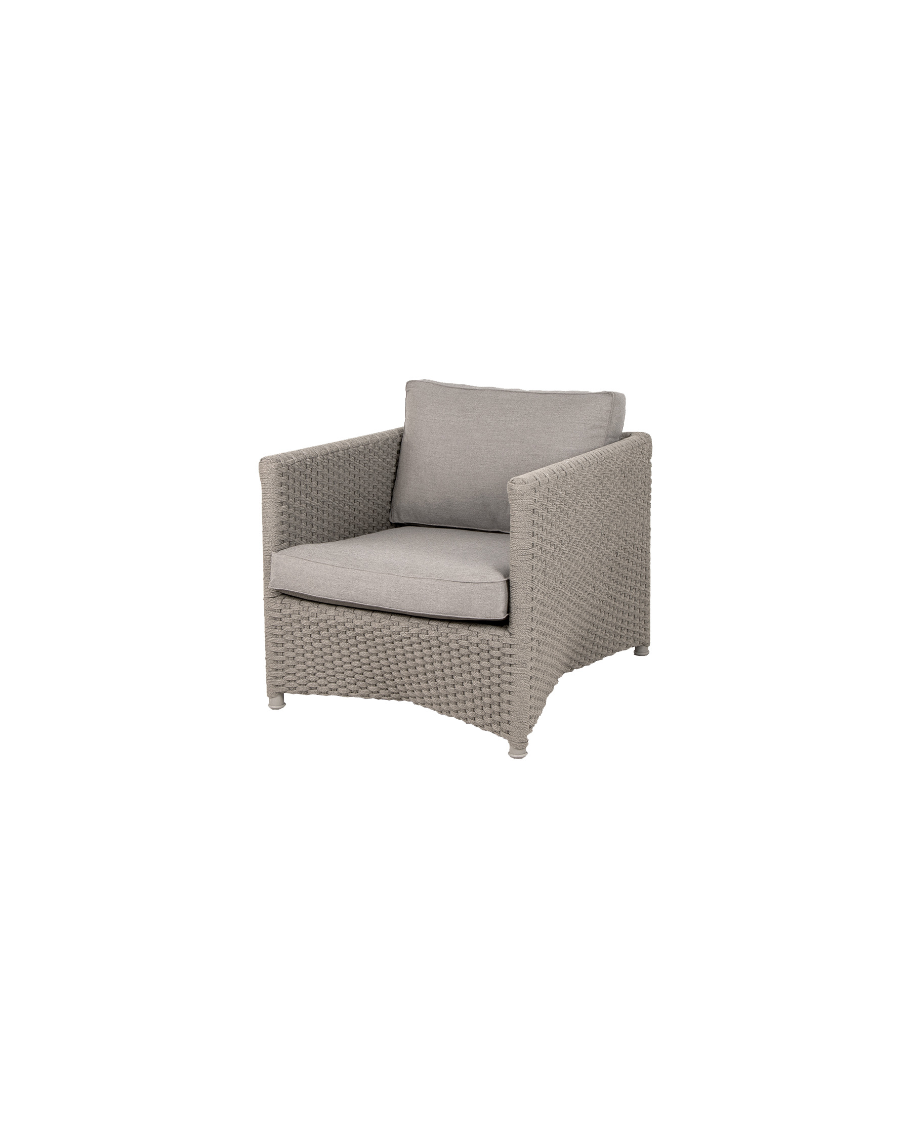 Cane-line Diamond lounge chair in natural rope weave
