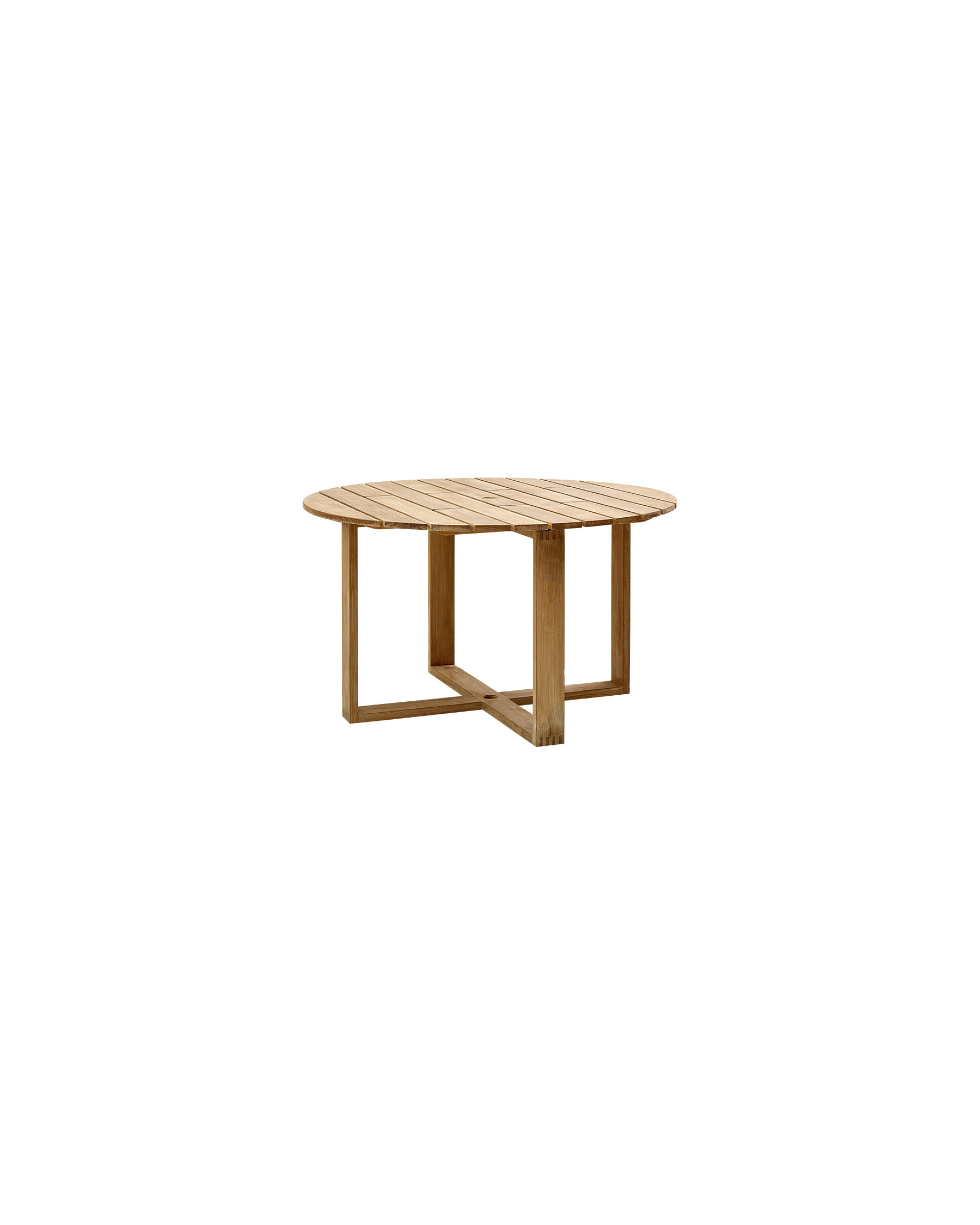 Cane-line Endless outdoor dining table in certified teak planks