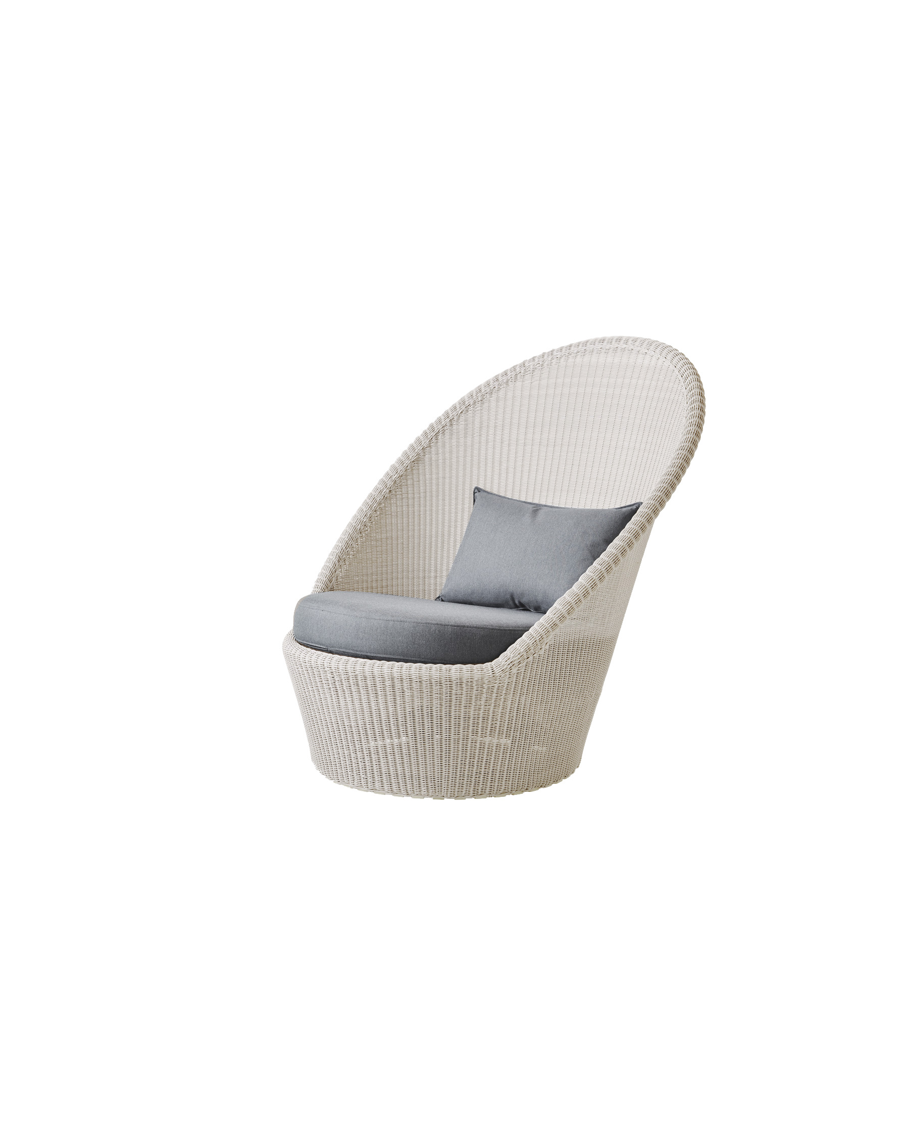 Cane-line Kingston sunchair with wheels in woven fibre