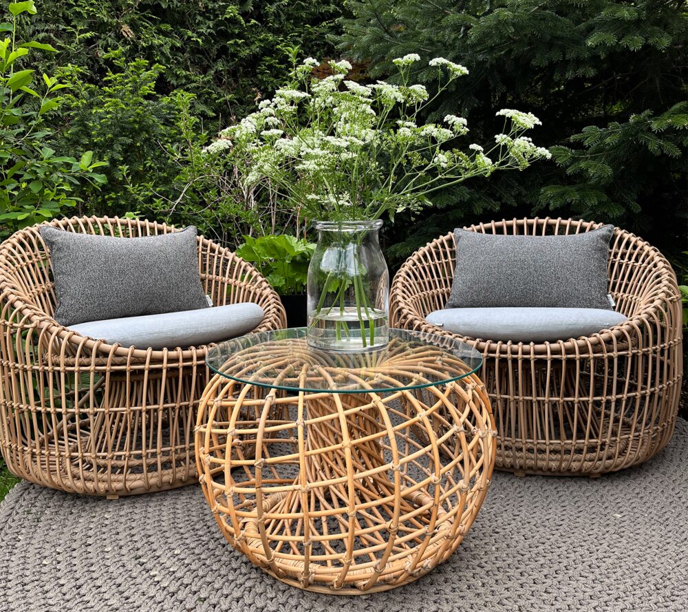 Nest styled outdoors