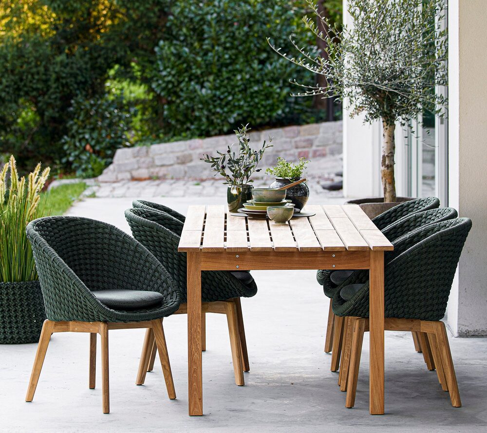 Peacock styled outdoors