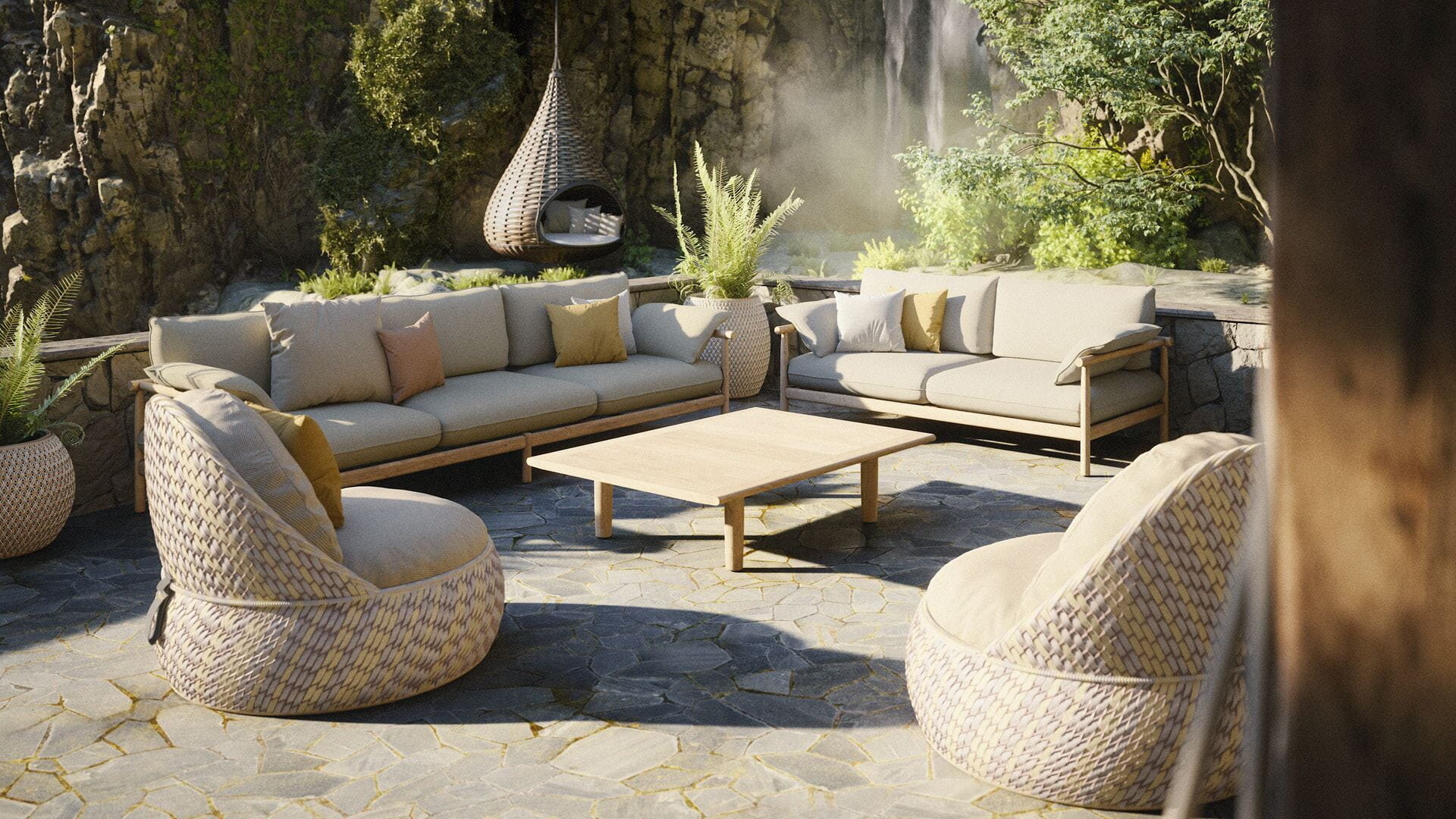 DALA outdoor furniture by Dedon