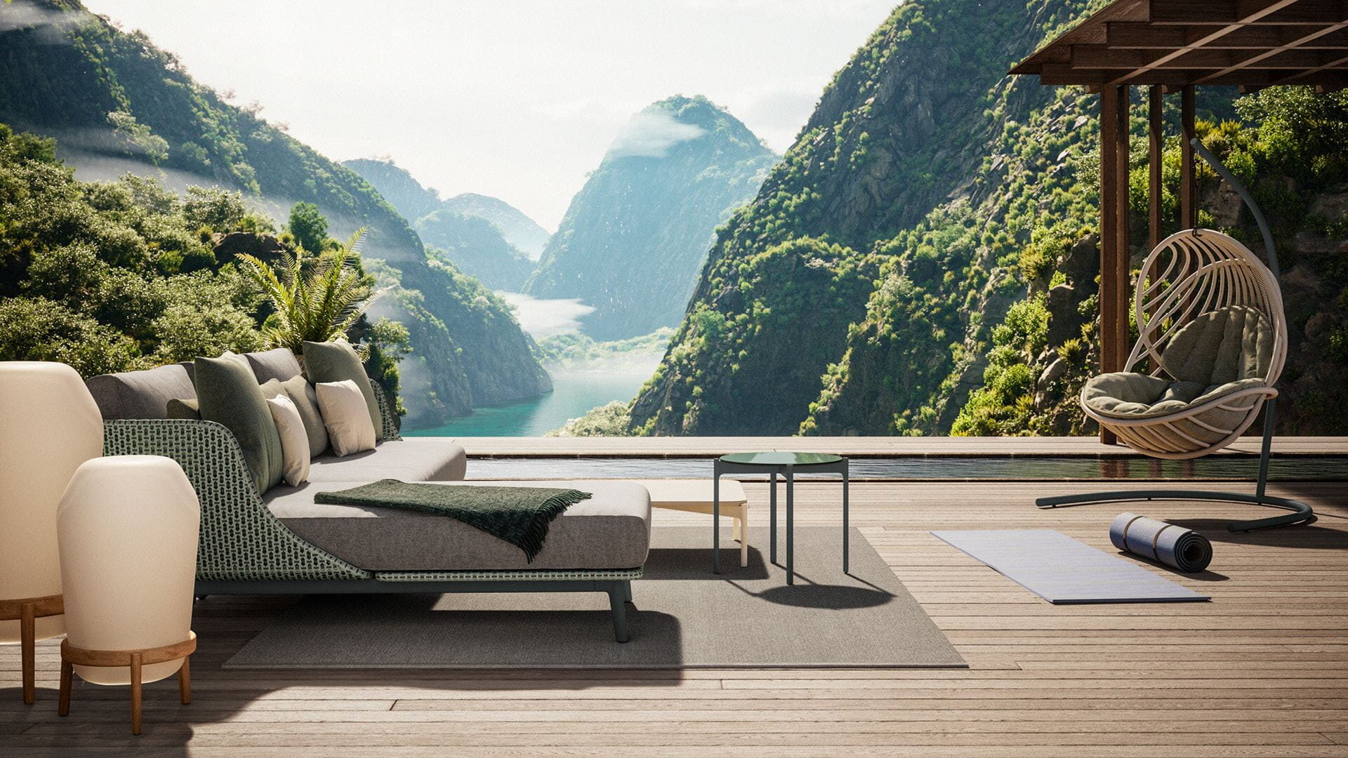 Kida outdoor furniture by Dedon