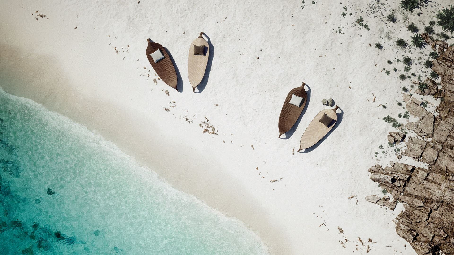 Leaf outdoor collection by Dedon
