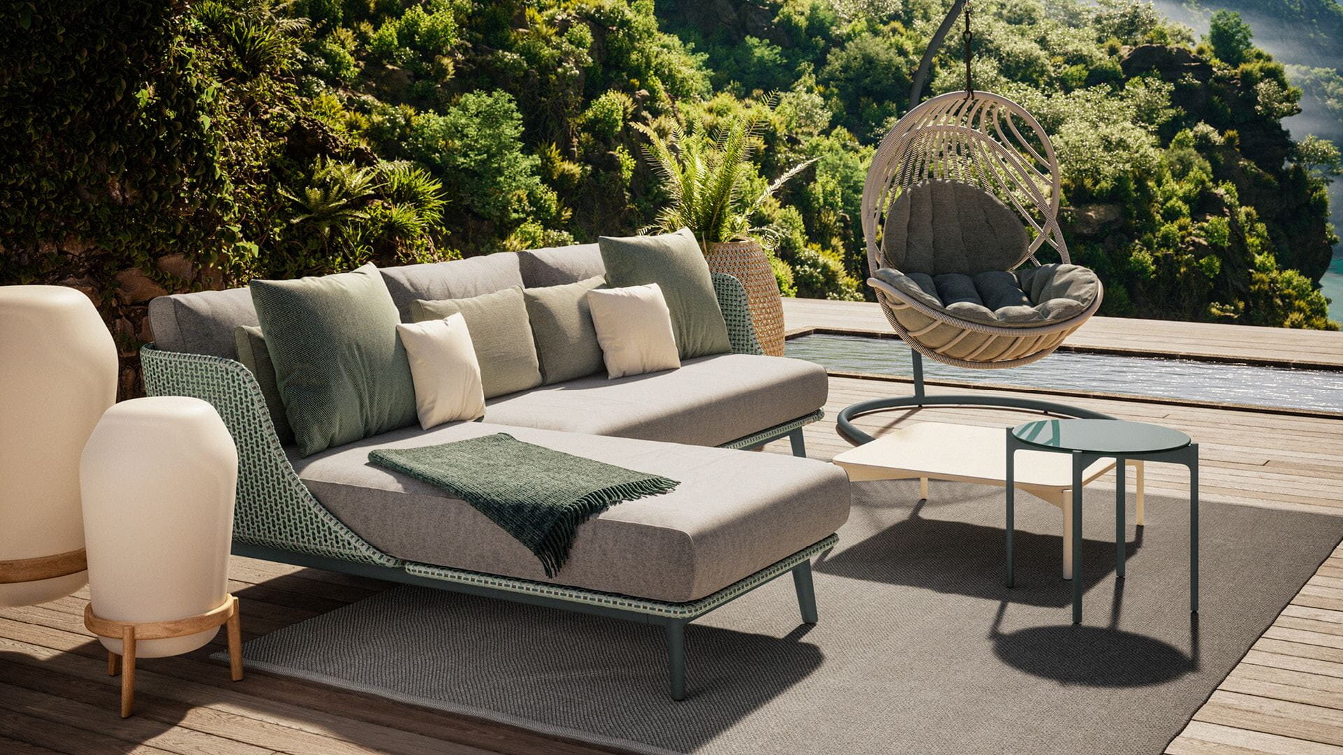 Mbarq outdoor furniture by Dedon