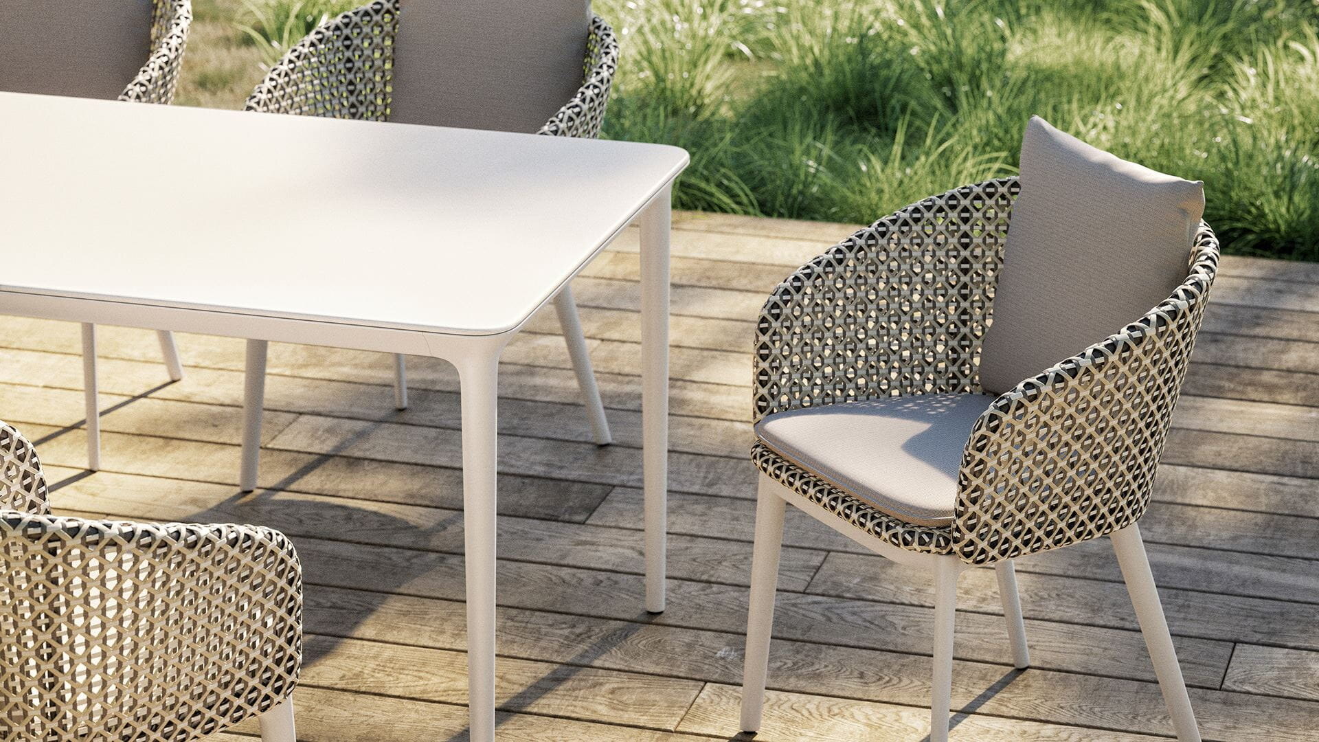 Mbrace Alu outdoor furniture by Dedon
