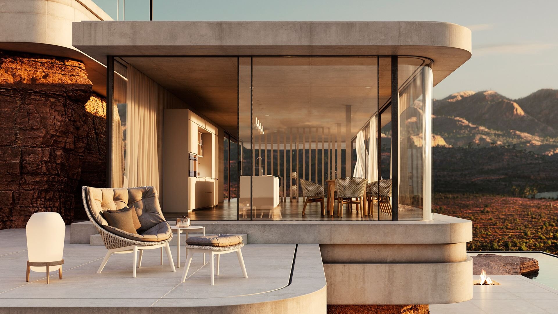 Mbrace Alu outdoor furniture by Dedon