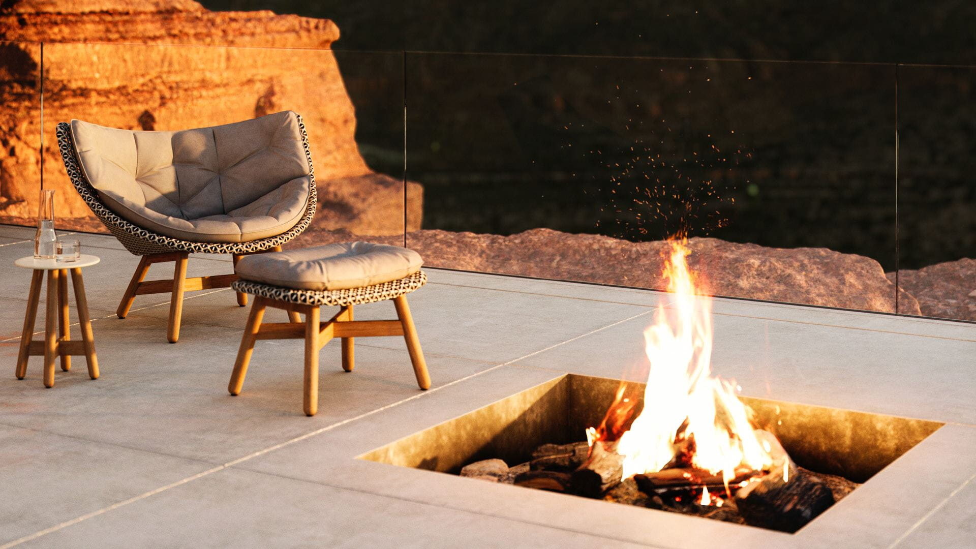 Mbrace outdoor furniture by Dedon