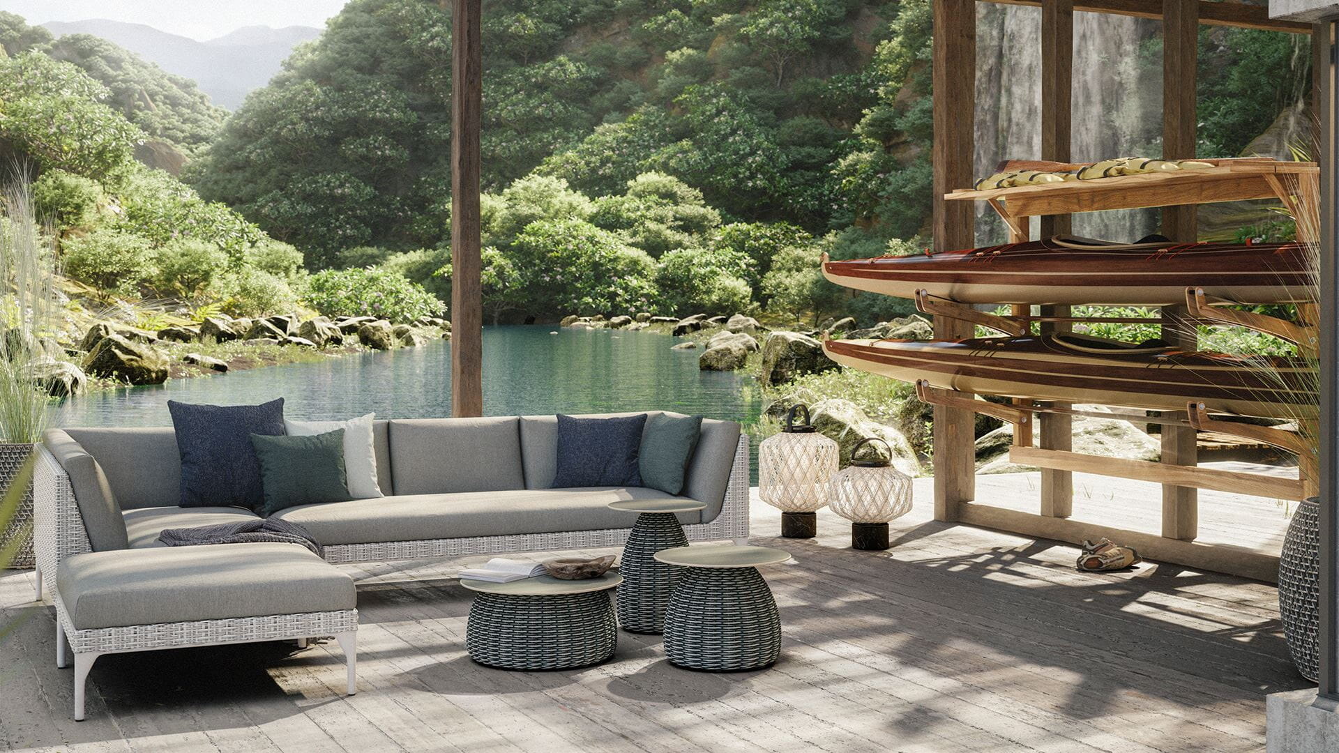 Mu outdoor furniture by Dedon