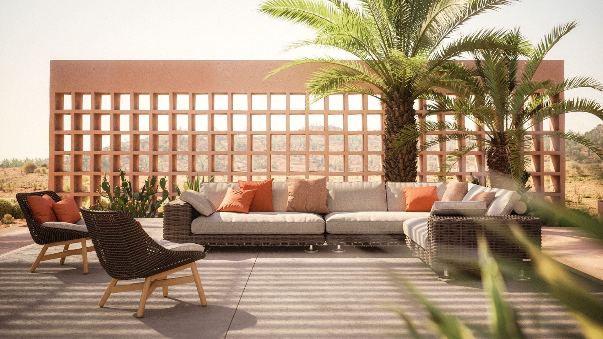 Paros outdoor furniture by Dedon