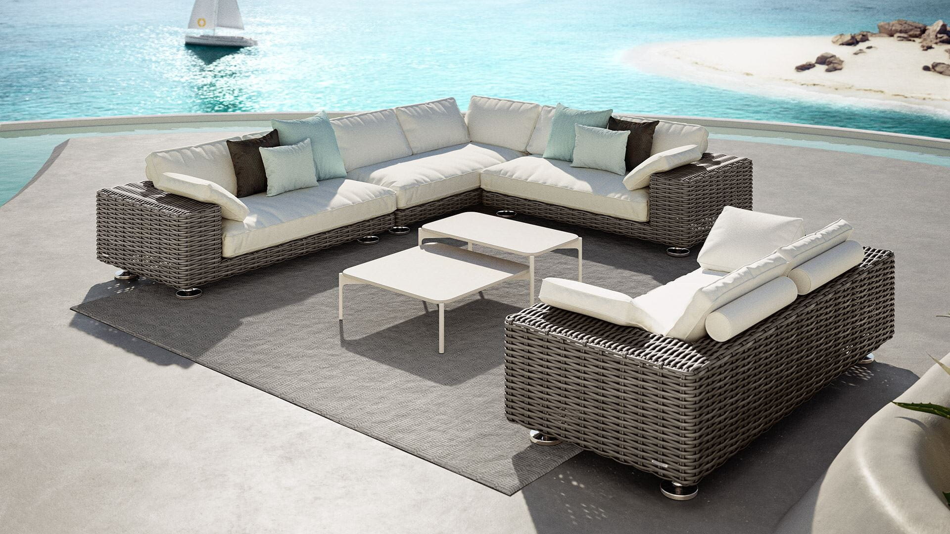 Paros outdoor furniture by Dedon