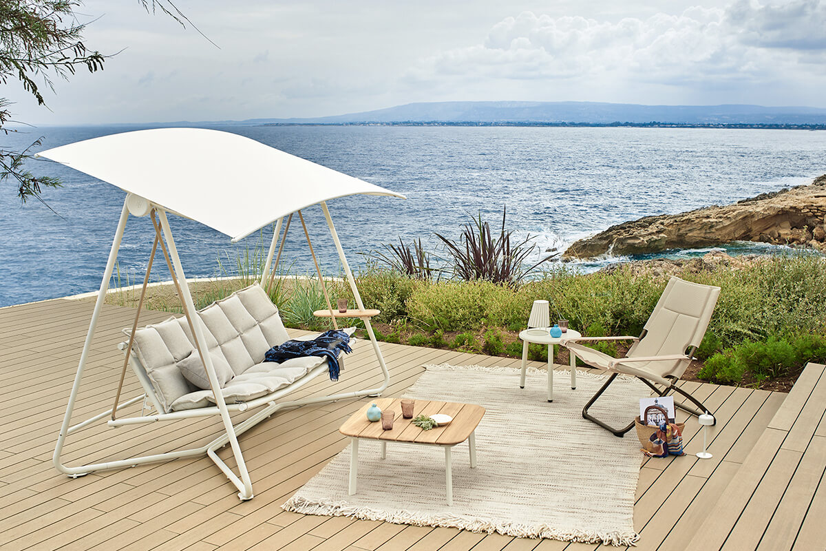 Shine Reel Snooze Shine Yard Ottoman Arredamento