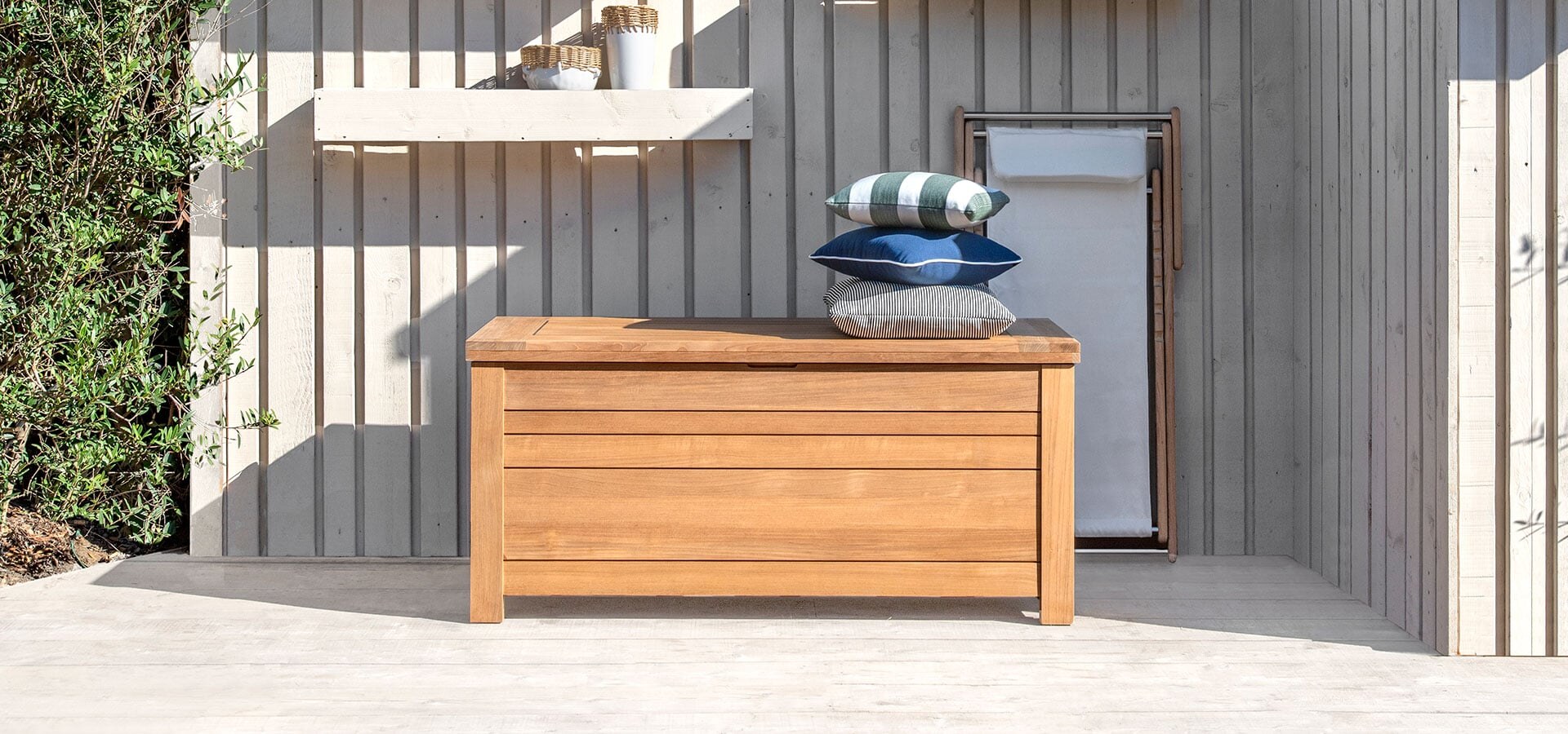 T-Box Pickled Teak Trunk
