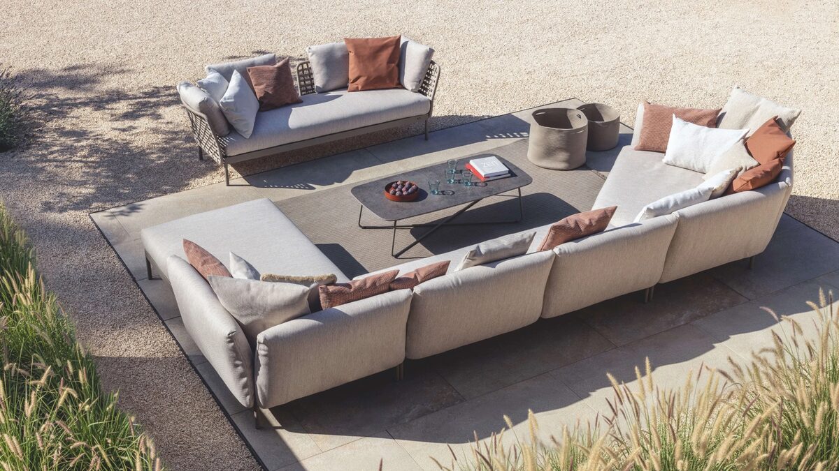 Kairos lounge sofa (rope weave)
