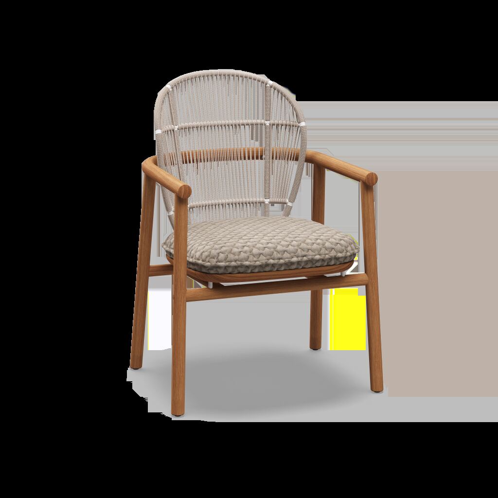 FernTeak Dining Chair with Arms