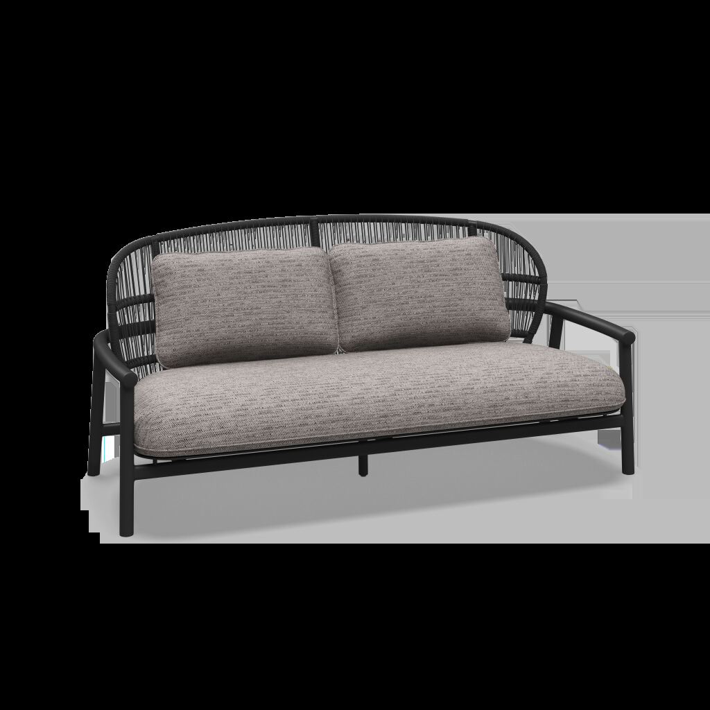 FernAluminum Low Back 2-Seater Sofa