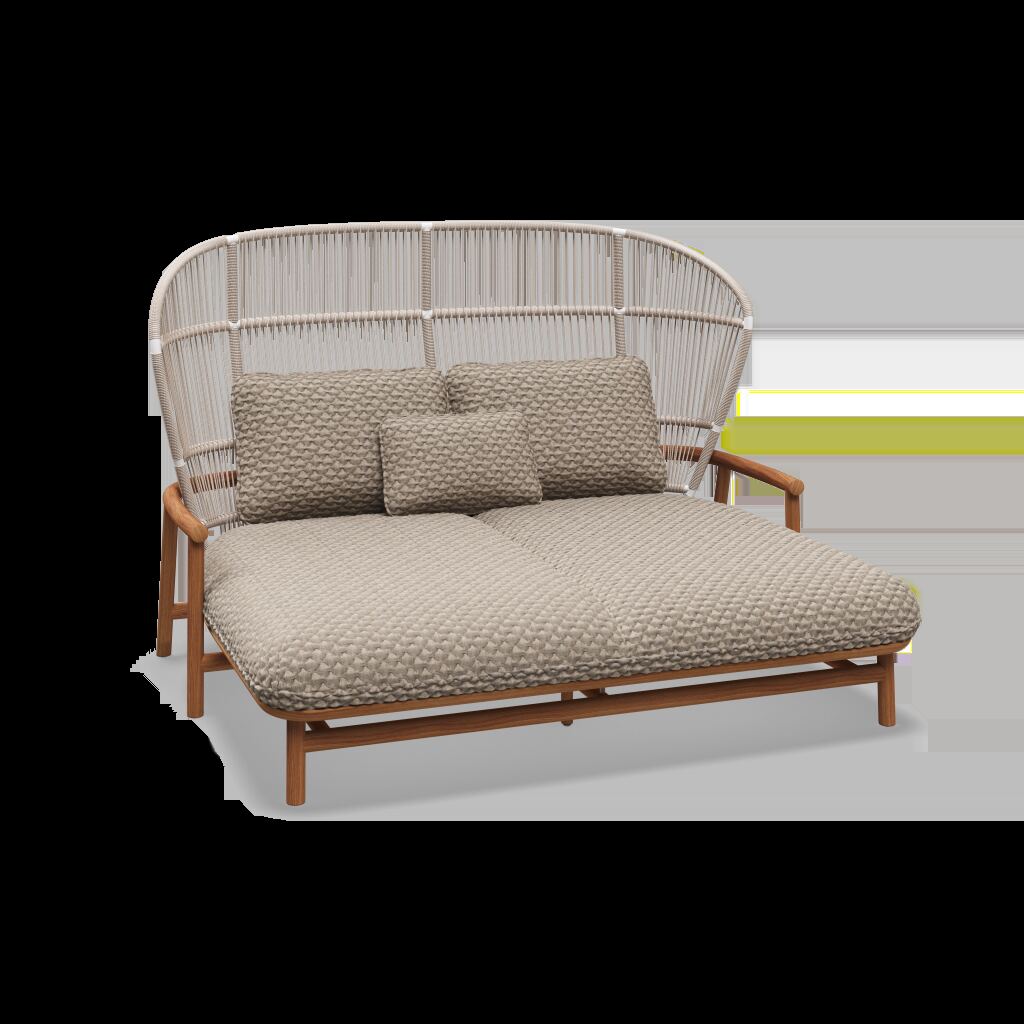 FernTeak High Back Daybed