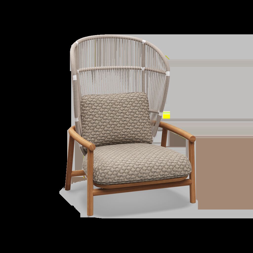 FernTeak High Back Lounge Chair