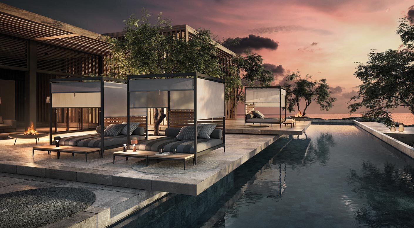 Grid Cabana Collection