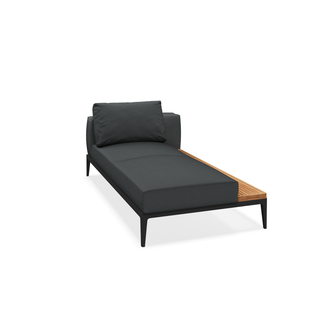 GridChaise Unit Teak