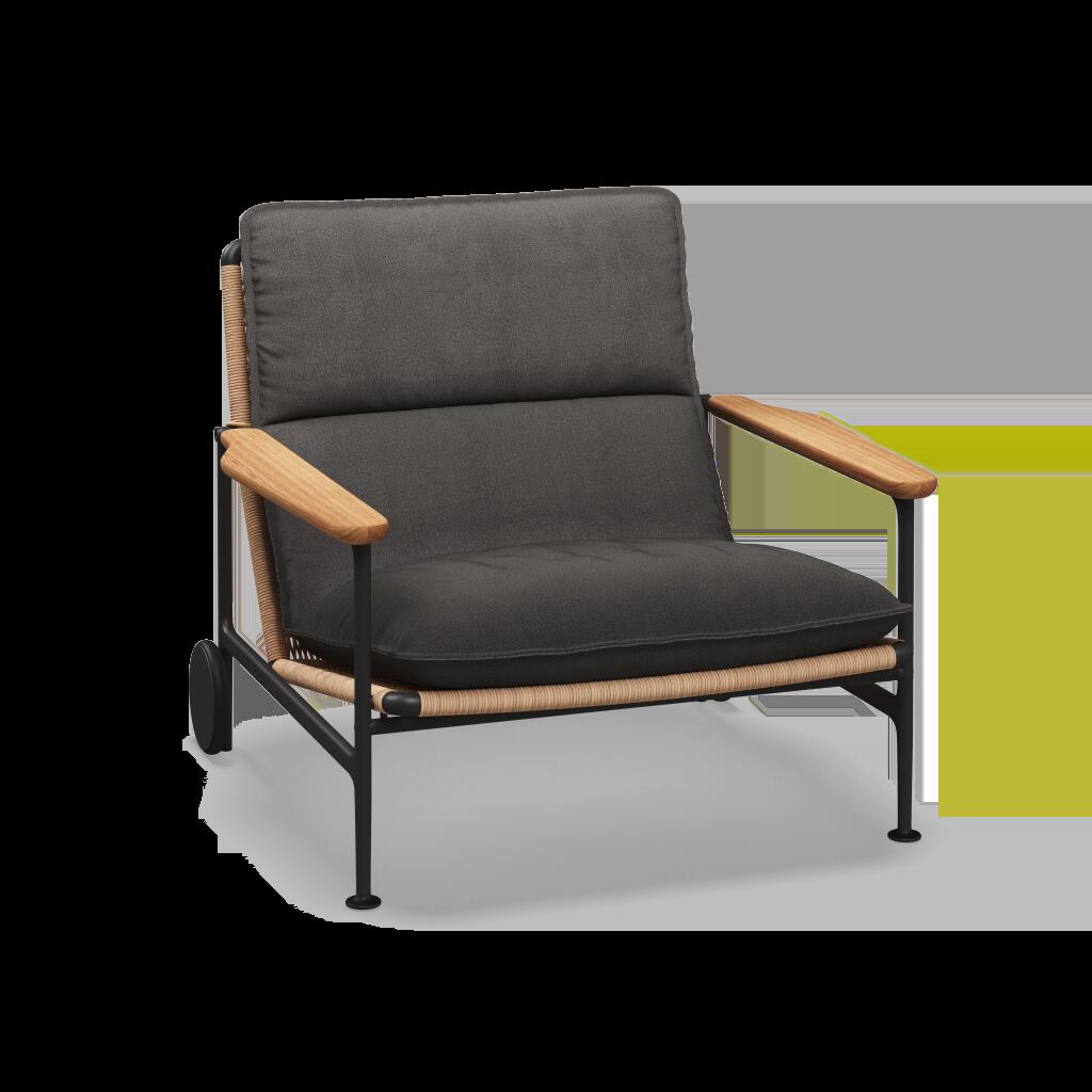 ZenithLounge Chair with Teak Arms