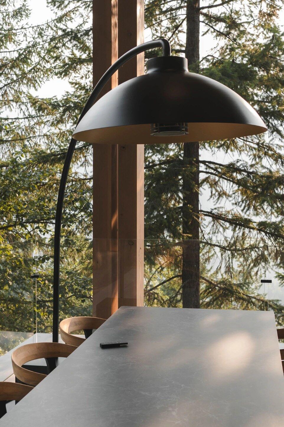 Dome installed on terrace