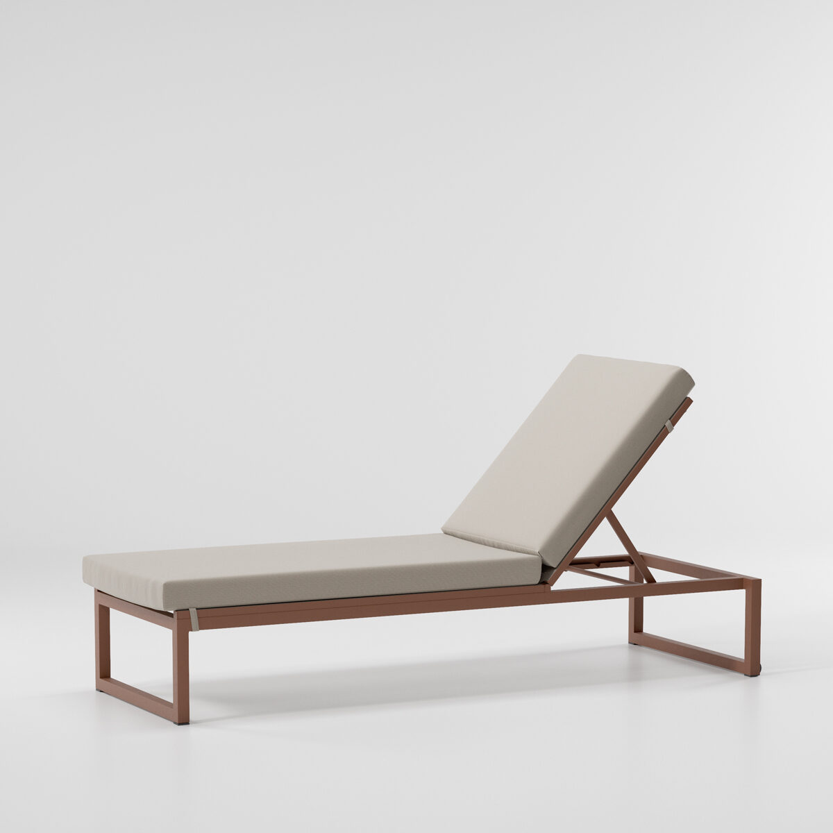 Landscape Via Deckchair with Sled Legs