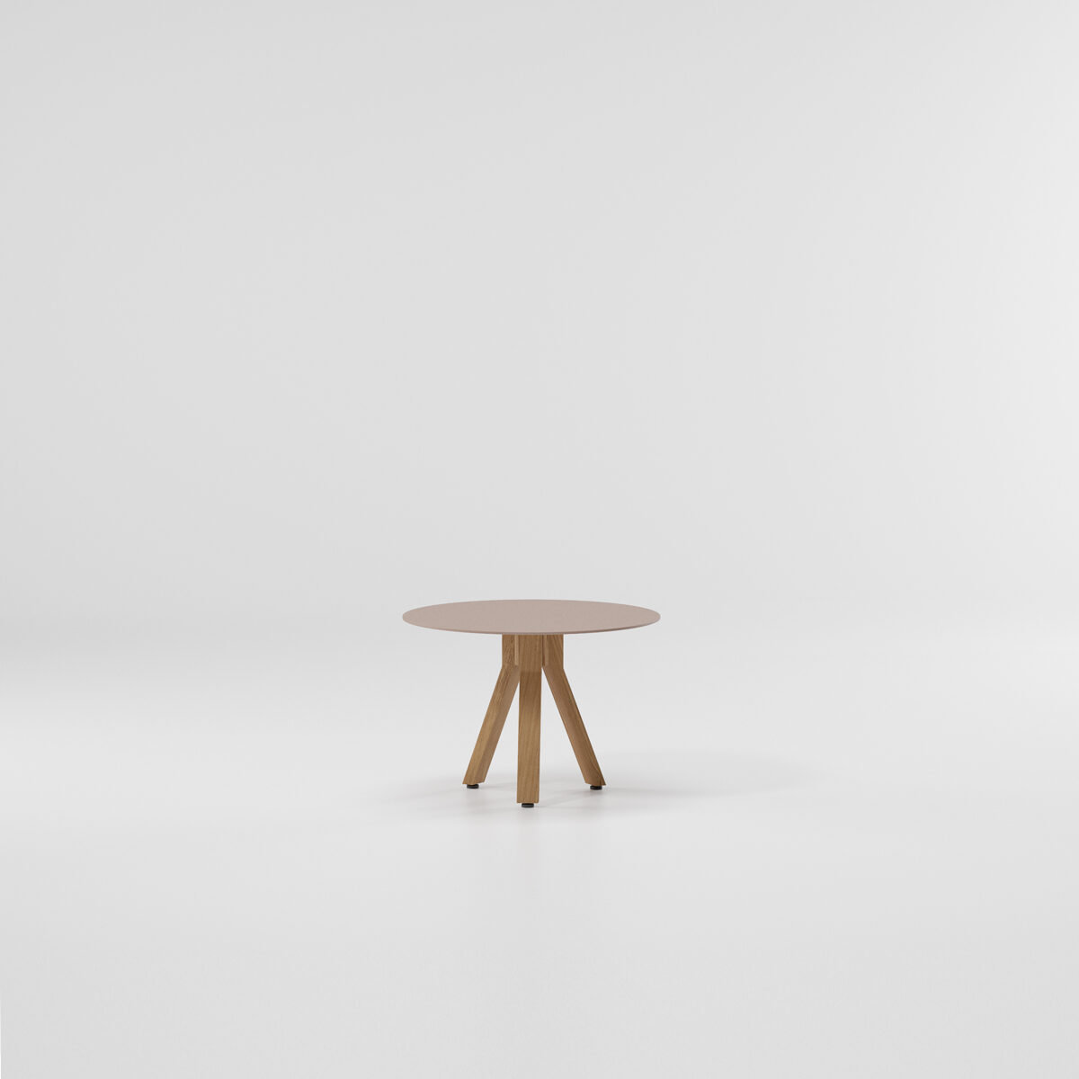 Maia Side Table D60 Teak Legs
