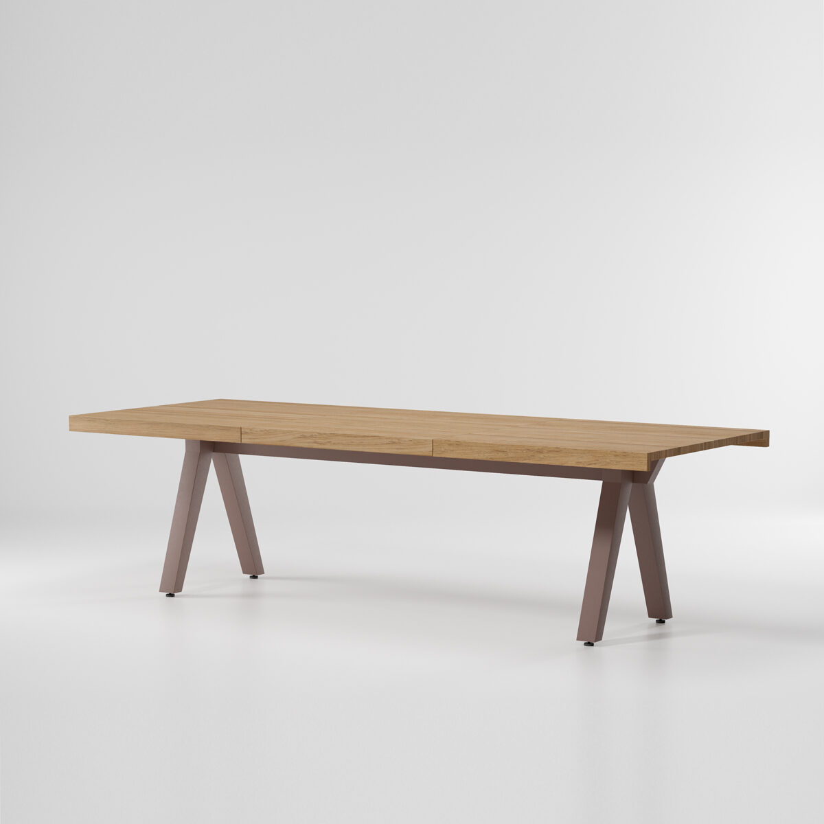 Maia Dining Table Top 10 Guests Aluminum Legs