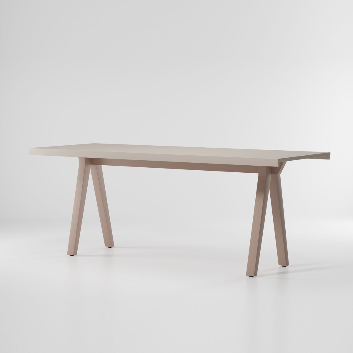 Maia High Table 10 Guests Aluminum Legs