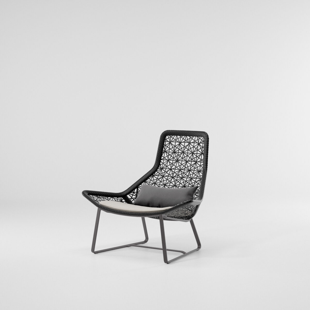 Maia Relax Armchair Aluminum Legs