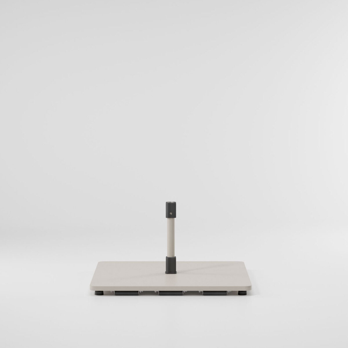 L Meteo Steel Flat base with wheels