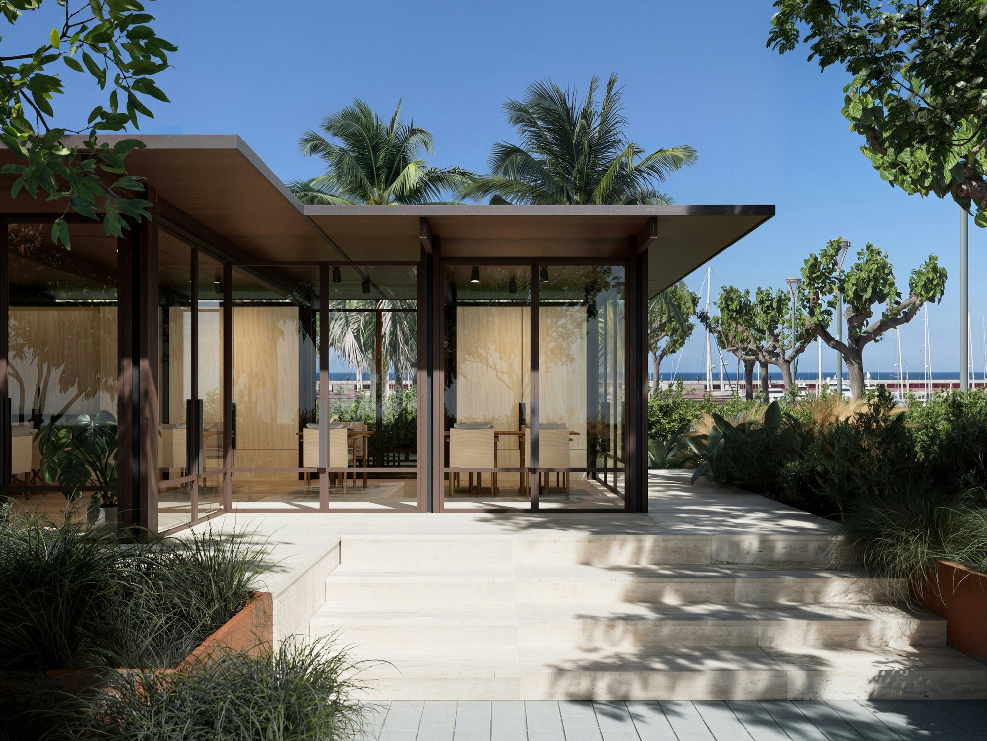 Pavilion V installation