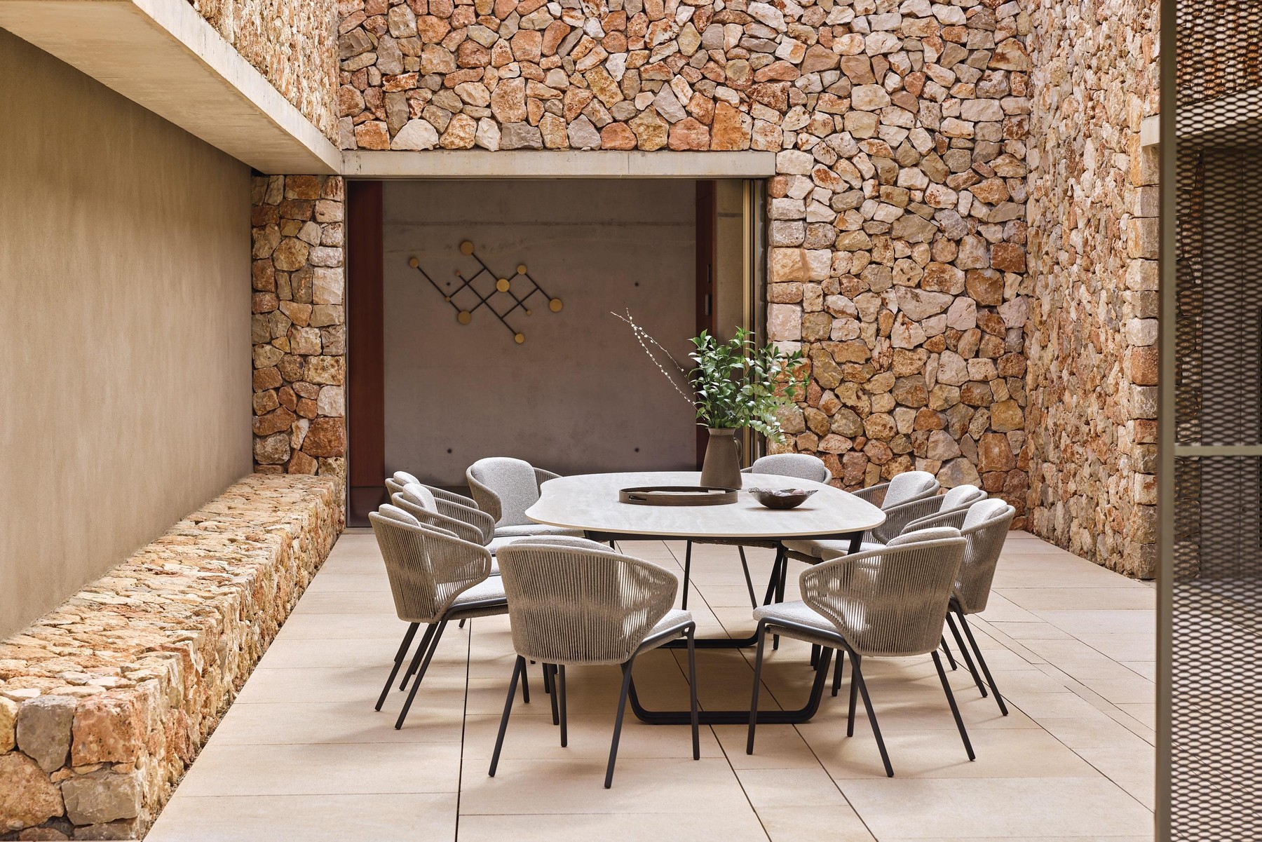 Air dining tables by Koen Van Extergem for Manutti