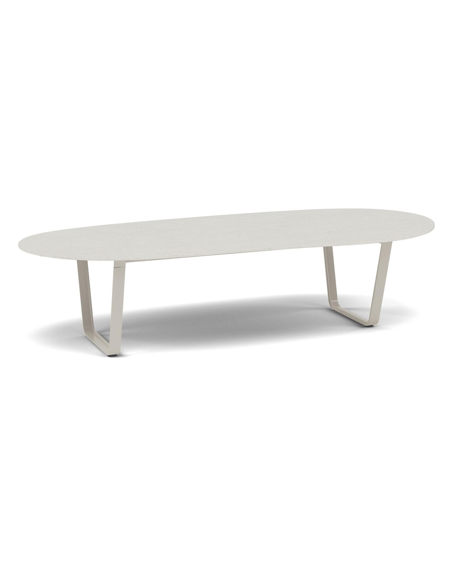 Air organic dining table 310×135 (73h), Manutti