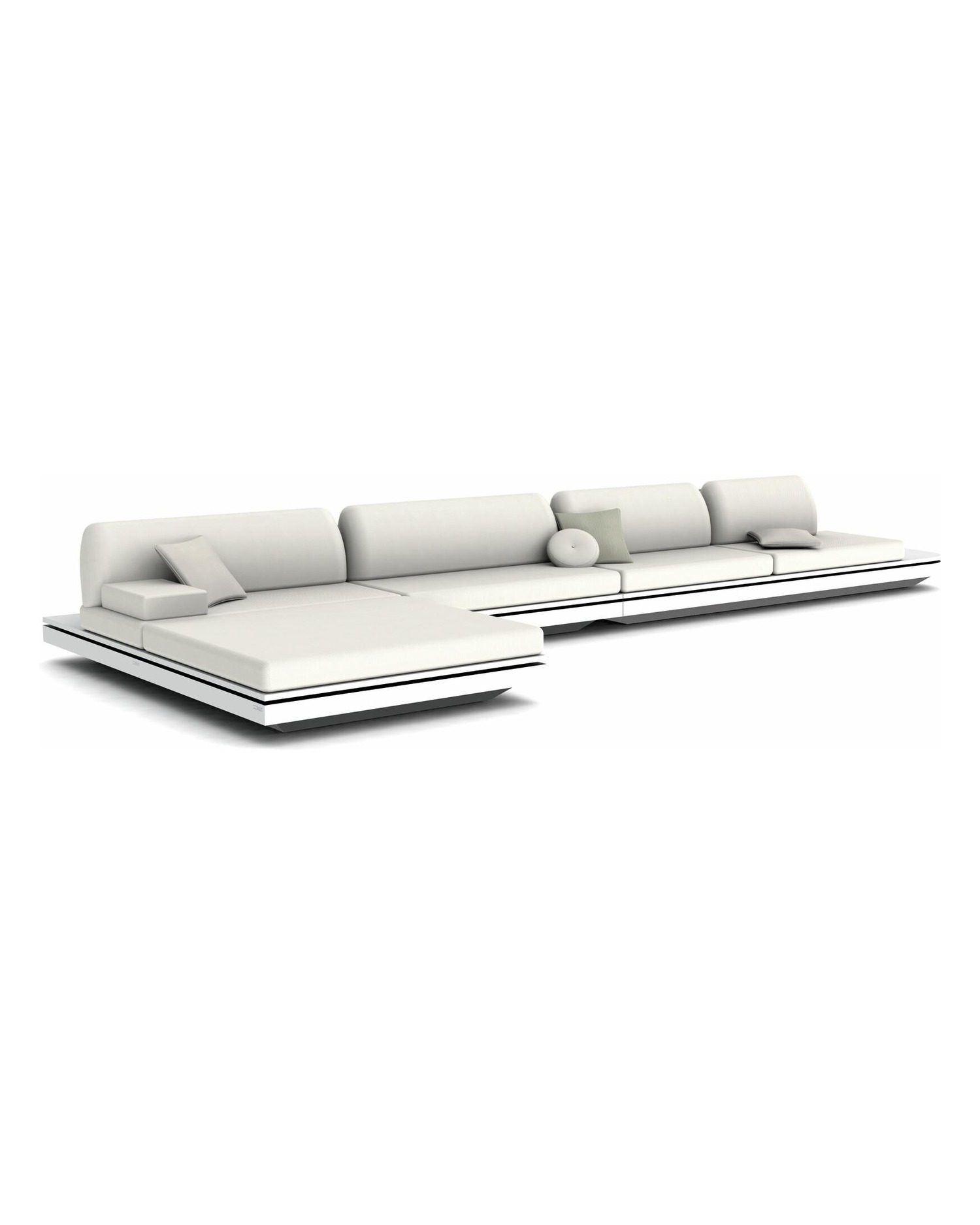Elements left sofa set 4, Manutti