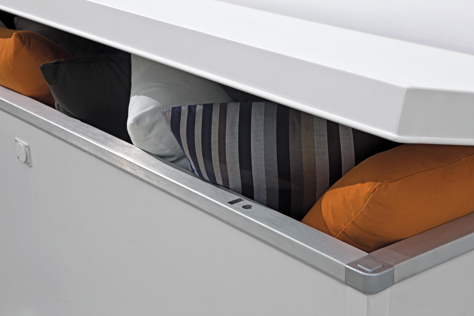 Fuse cushion storage by Manutti Design Studio for Manutti