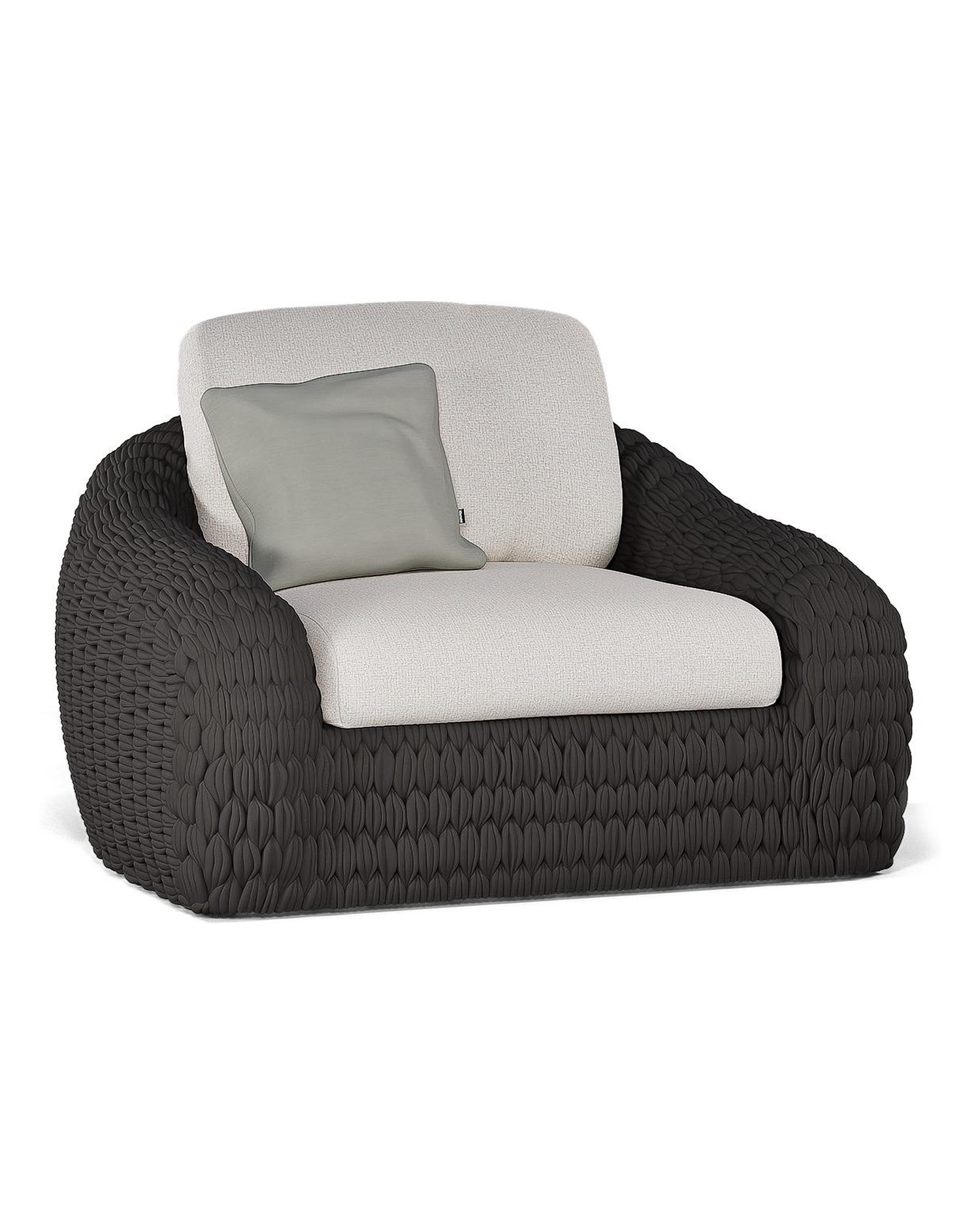 Kobo lounge chair high back cushions, Manutti
