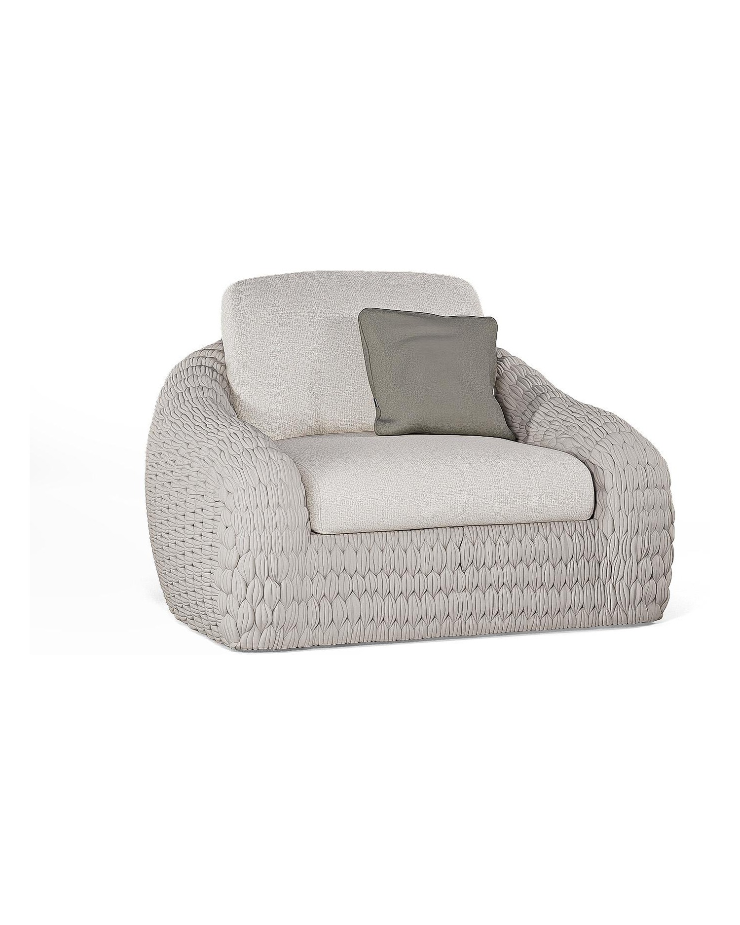 Kobo lounge chair high back cushions, Manutti