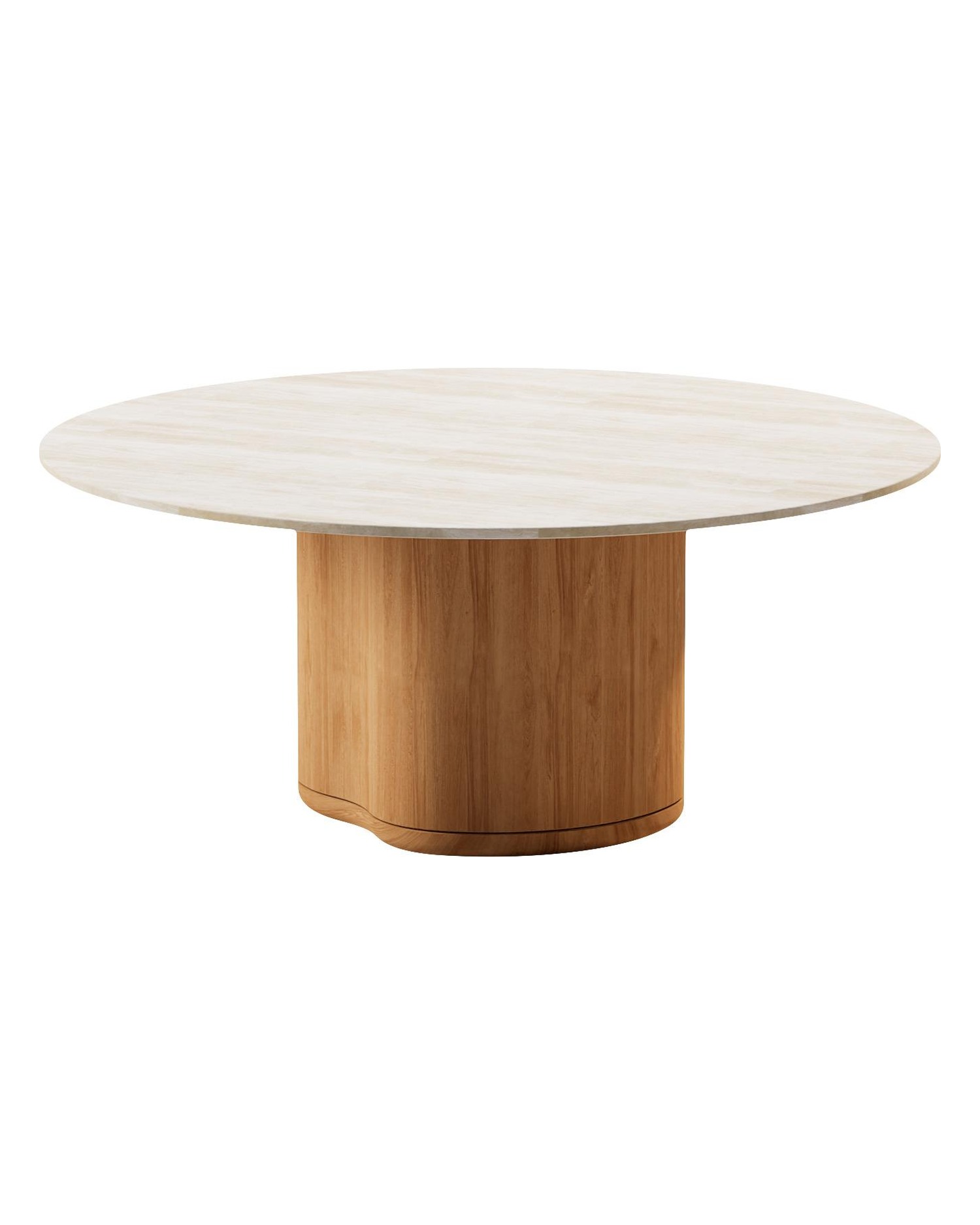 Ogado low dining table ø125, Manutti