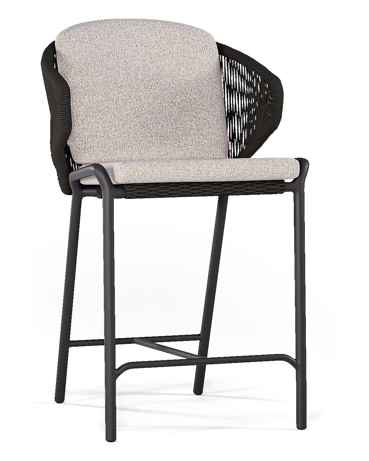 Radoc counter height stool with back, Manutti