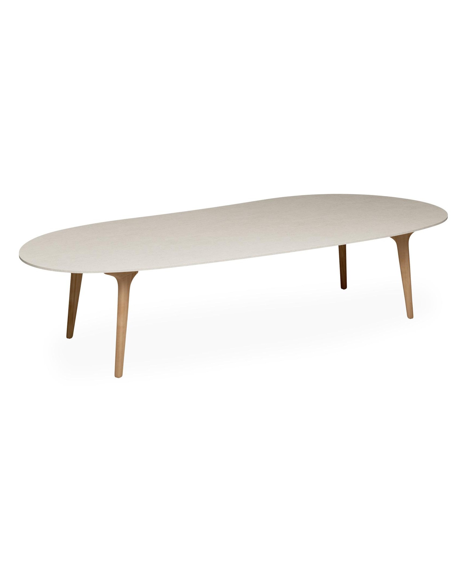Torsa organic dining table 310×135 h73, Manutti