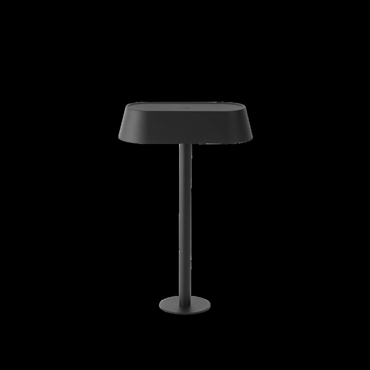 Linear Steel Dining Table 220, Dark Green