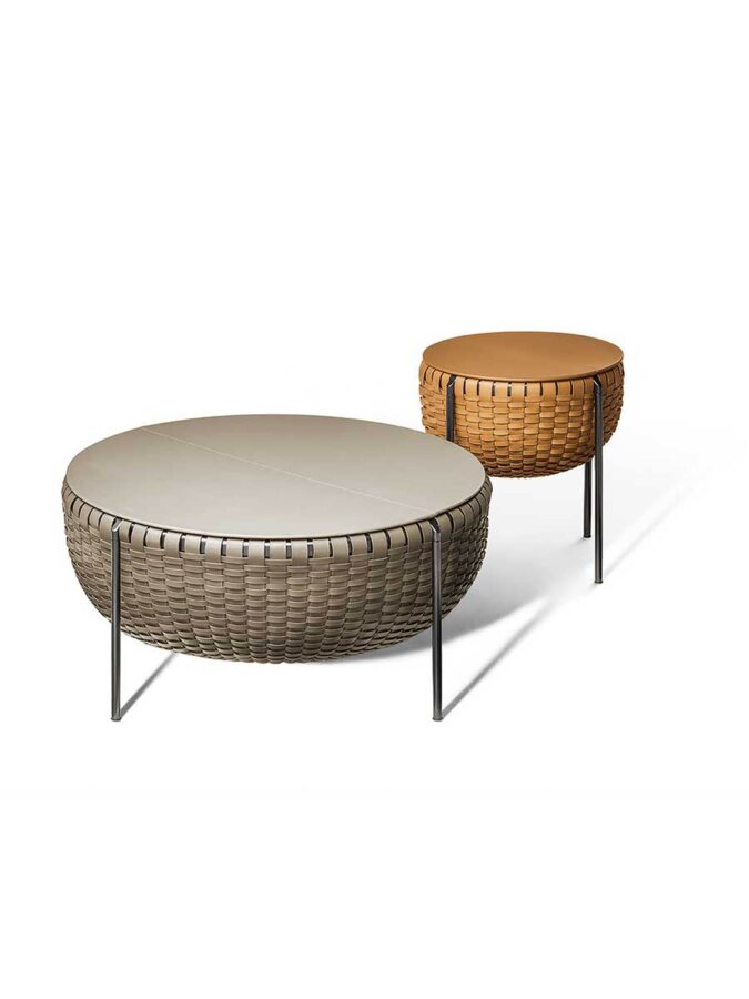 Cestlavie Outdoor table with storage by GamFratesi