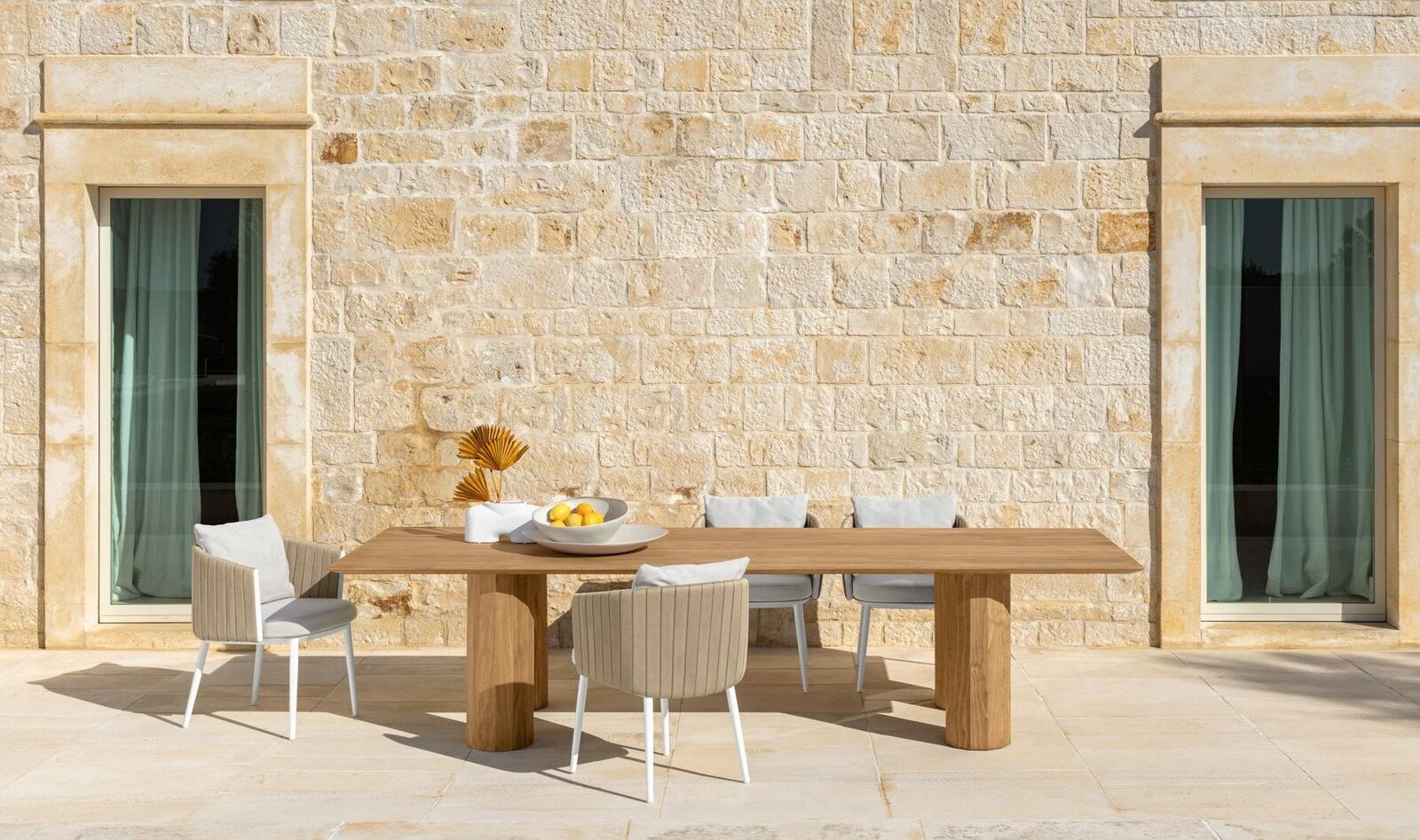 Talenti outdoor furniture, Italian aluminum and rope archive